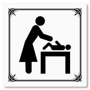 Přebalovací pult, 80x80mm, bílá, Nebraska